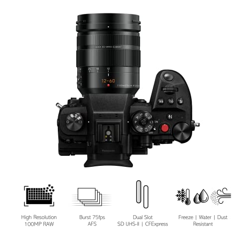 Panasonic Cámara LUMIX GH6 DC-GH6L, Negro