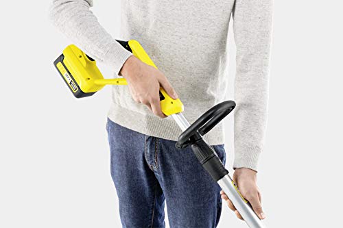 Kärcher Juego de baterías LTR 18-25 de 18 V, Incluye batería de 18 V y Cargador, Potencia: 300 m, Velocidad de Corte: 9500 RPM, diámetro de Corte: 25 cm, diámetro de Rosca: 1,6 mm