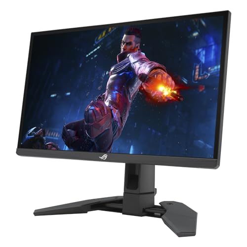 ASUS ROG Swift Pro PG248QP Monitor NVIDIA G-Sync (24,1 Pulgadas FHD, 540 Hz (OC), Panel Esports-TN, NVIDIA Reflex Analyzer, ULMB 2, Base Ajustable, códec ESS, DisplayHDR 400)