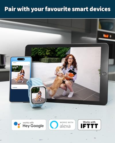 Arlo Go 2 Camara Vigilancia, 100% Inalámbrica HD, Conexión WiFi O SIM 3G/4G LTE, Almacenamiento Local Con Tarjeta SD O En La Nube, Visión Nocturna, Resistente Al Agua, Audio Bidireccional, Blanca