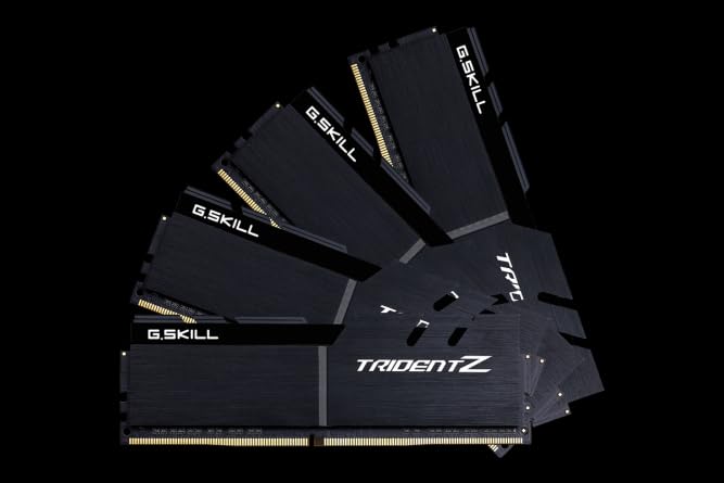 G.Skill F4-4133C19Q-32GTZKKF Trident Z - Memoria de 32 GB (8 GBx4), Color Negro
