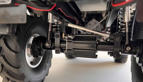 Amewi Mercedes-Benz Unimog - Soporte para Dispositivos 4WD 1:10 ARTR Antracita RC teledirigido Licencia vehículo