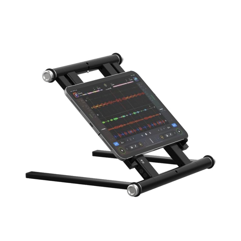 Reloop Stand Hub Innovadora combinación de soporte para portátil y hub usb-c avanzado con alimentación Powerdrive