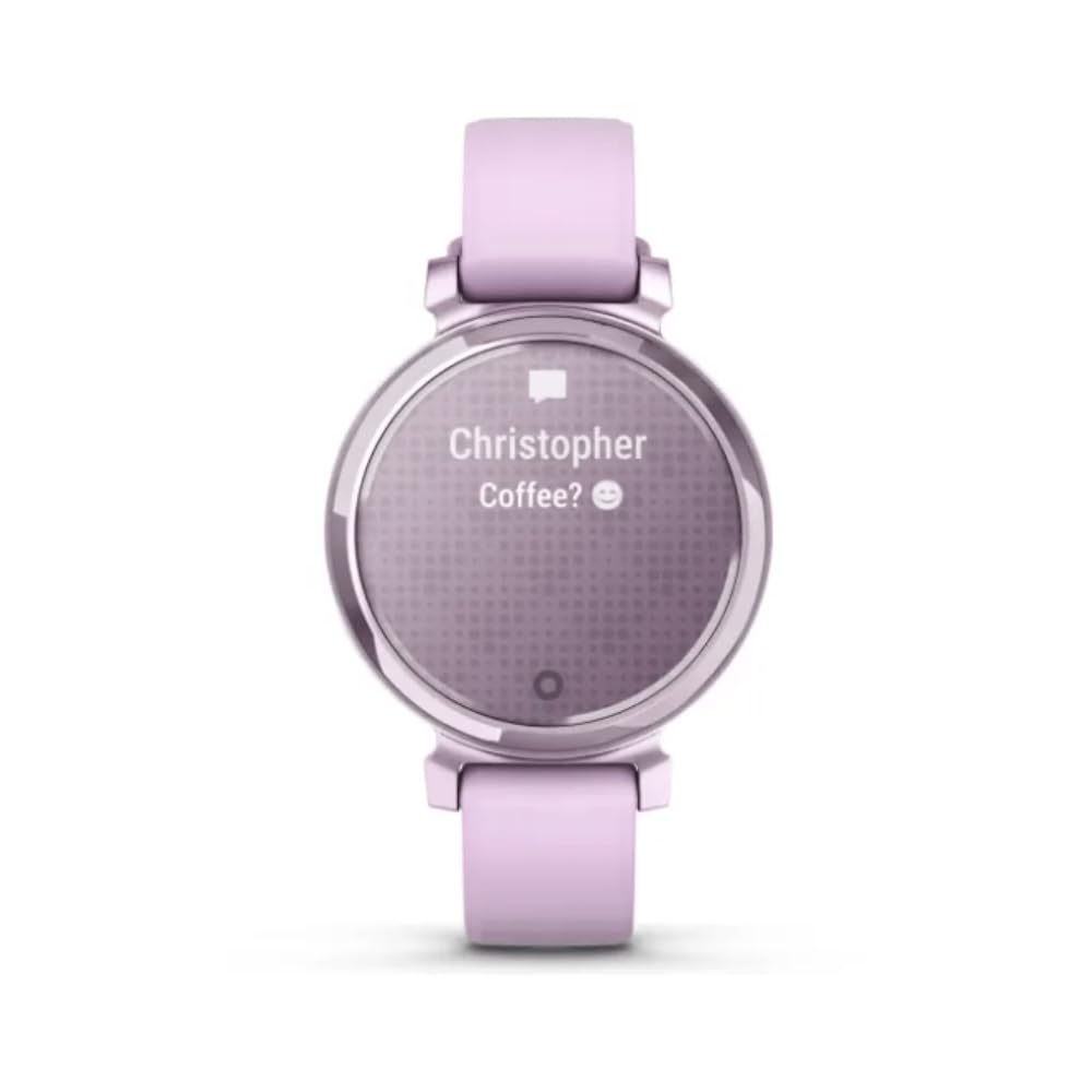 Garmin Lily 2, Reloj Inteligente, Diseño elegante, Datos de Salud y Forma Física, Pantalla Táctil, Notificaciones Inteligentes, Autonomía hasta 5 días, Lila