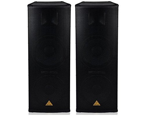 Behringer EUROLIVE PROFESSIONAL B2520 PRO Sistema de altavoces PA de alto rendimiento de 2200 vatios con woofers duales de 15"