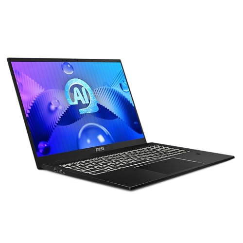 MSI Summit E16 AI Studio A1VFTG-015ES Ordenador Portátil Táctil 16" 16:10 QHD+ 165Hz (Intel Core Ultra 7 155H, 32GB RAM, 1TBB SSD,RTX 4060-8GB, Windows11 Pro) Ink Black, Teclado QWERTY Español