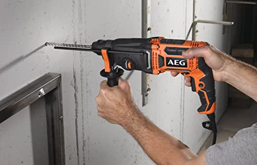 AEG Martillo Combinado 800W 24mm - 2,4J (EPTA) parada de rotación