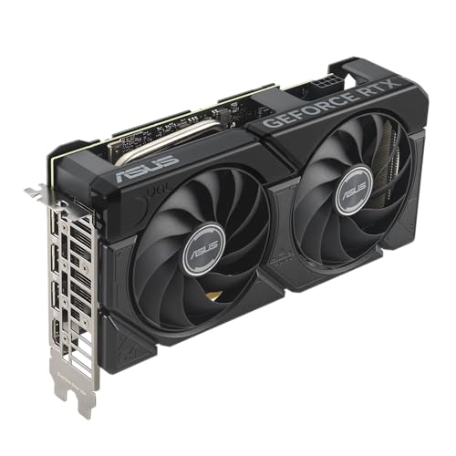 ASUS Tarjeta gráfica Dual GeForce RTX 4060 Ti EVO 8 GB GDDR6 para Videojuegos (Nvidia RTX4060Ti EVO DLSS 3, PCIe 4.0, 1 x HDMI 2.1a, 3X DisplayPort 1.4a, DUAL-RTX4060TI-8G-EVO)