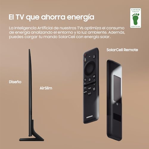SAMSUNG TV QLED 4K 2024 55Q70D Smart TV de 55" con más de 1.000 Millones de Colores, el Mejor Smart TV, GANA Las partidas a 120Hz y Escucha Todos los Altavoces con Q-Symphony