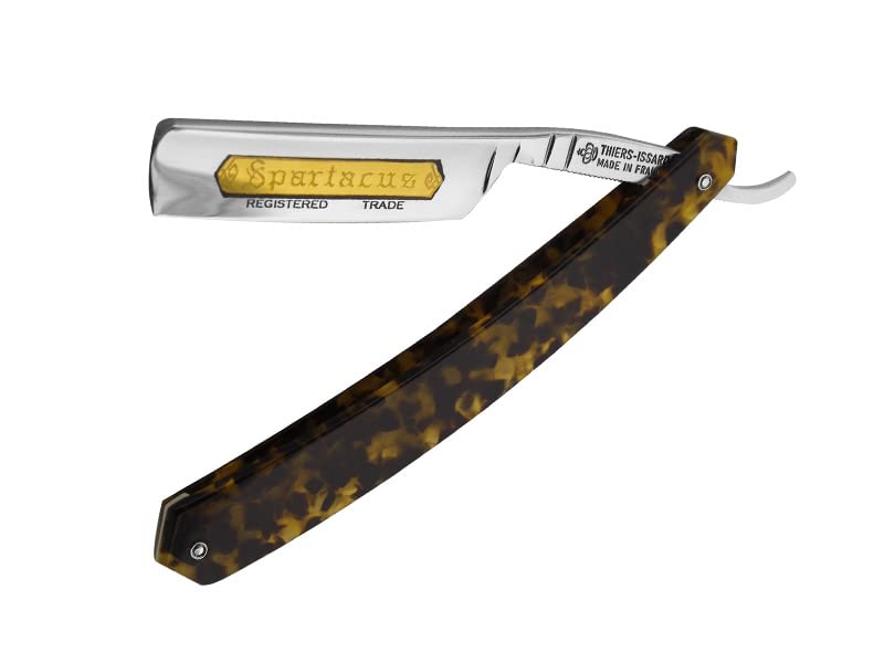 Thiers - Issard 889.58 spartacus - navaja de afeitar ahuecada (mango de concha)