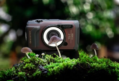 OM SYSTEM Cámara Tough TG-7, 12 MP, Resistente al Agua y a los Golpes, Modos de Disparo subacuático y Macro, vídeo 4K, Zoom Angular de 4X (sucesora de la Olympus TG-6), Negro