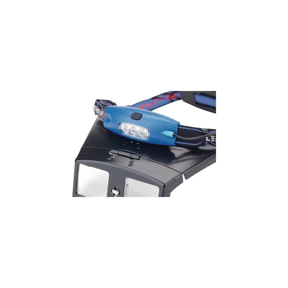 Schweizer 09900 9900 Tech-Line - Lupa para la Cabeza (2 Unidades, 2,5 x 3 ledes)