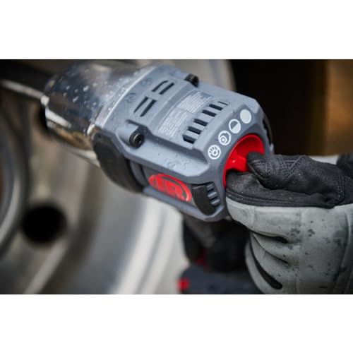 Ingersoll-Rand W8591-K2-EU Llave de Impacto Inalámbrica de 1" y 20V, Kit con 2 Baterías, 2710 Nm, Enclavija de 6" y Anillo de Fricción con Orificio Pasante