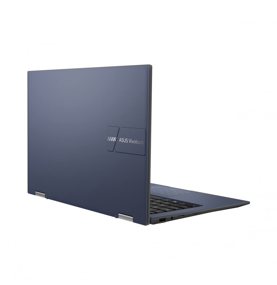 Asus VivoBook Go 14 Flip TP1400KA-EC040WS - Portátil 14" Full HD (Celeron N4500, 4GB RAM, 128GB eMMC, UHD Graphics, Windows 11 Home in S Mode) Azul Tranquilo - Teclado QWERTY español
