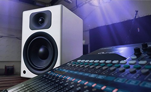 Wavemaster Two Pro - Altavoces de estantería (110 W) con Bluetooth, Color Blanco Suave