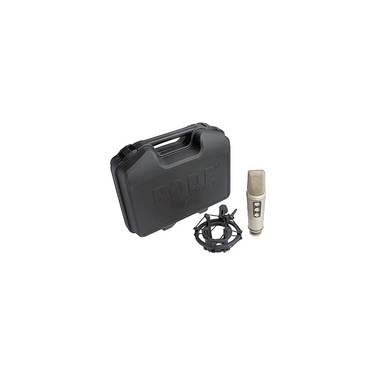 RØDE NT2000 Micrófono de condensador cardioide de gran diafragma versátil RØDE NT2000 con patrón polar infinitamente variable, atenuador y filtro paso alto para grabación de voces e instrumentos