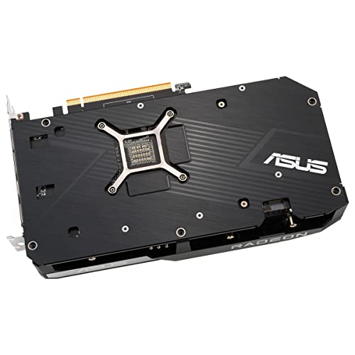 ASUS Dual AMD Radeon RX 6600 XT OC Edition 8GB GDDR6 - Tarjeta Gráfica Gaming (AMD RDNA 2, PCIe 4.0, 8GB GDDR6, HDMI 2.1, DisplayPort 1.4a, Ventilador Axial-Tech Design, Tecnología 0db)