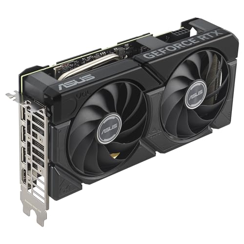 ASUS Dual GeForce RTX 4060 EVO OC Edition 8GB GDDR6 (PCIe 4.0, 8GB GDDR6, DLSS 3, HDMI 2.1a, DisplayPort 1.4a, diseño de Ventilador Axial-Tech, tecnología 0dB, Dual BIOS, tecnología Auto-Extreme)