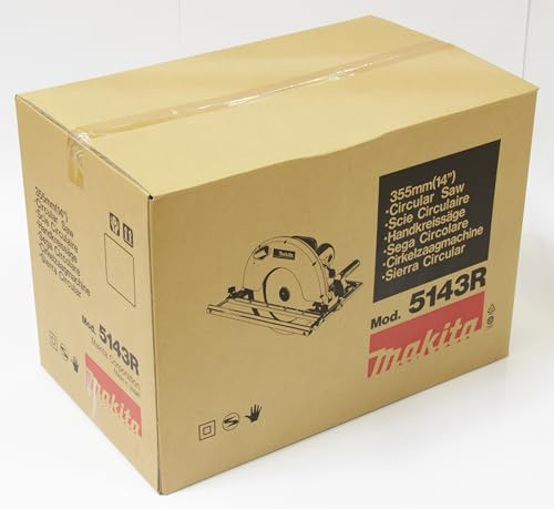 Makita 5143R - Sierra Circular (2200W, 2700 Rpm, Diámetro de sierra 355 mm/30 mm, Negro/Azul)
