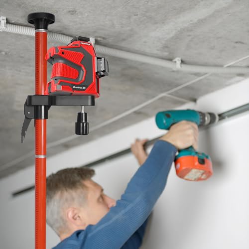 CONDTROL - Láser Línea OMNILINER G3D KIT Verde + Soporte de Pared - Alcance de Nivel 40m - 3 Líneas - 2 Modos - Bluetooth - Garantía 2+1 Años - Se entrega con Accesorios