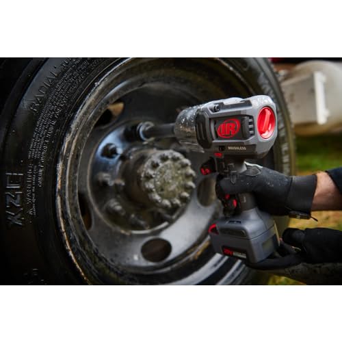 Ingersoll-Rand W8591-K2-EU Llave de Impacto Inalámbrica de 1" y 20V, Kit con 2 Baterías, 2710 Nm, Enclavija de 6" y Anillo de Fricción con Orificio Pasante