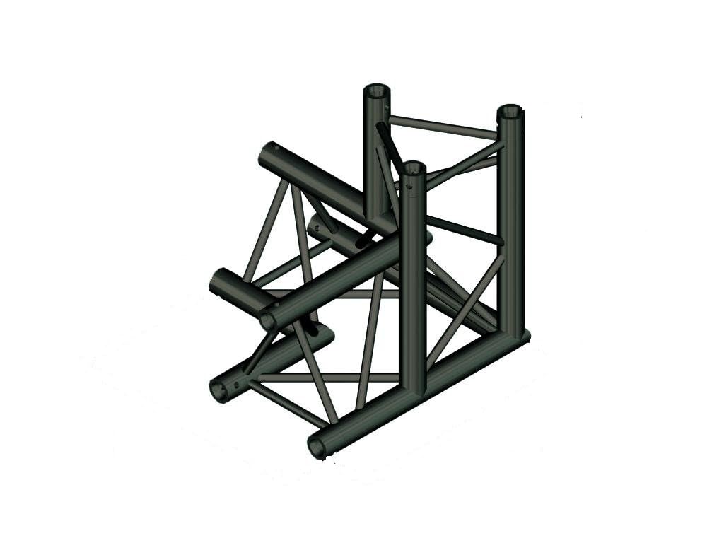 Alutruss 6030253S Ángulo de Izquierda 3 vías para Truss Americana S-Pal-34