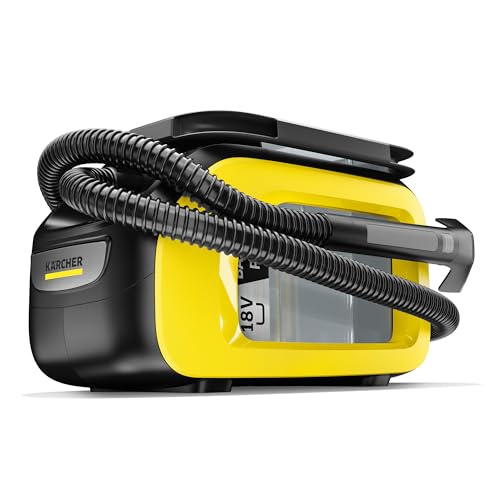 Kärcher Lava-Aspiradora Se 3-18 Compact a Batería 18 V, Potencia: 200 W, Área: 6,5 M², Duración de Batería: 12-24 Min, Recipiente de Agua: 1,6 L, Funciona con la Batería 18 V, Batería no incluida