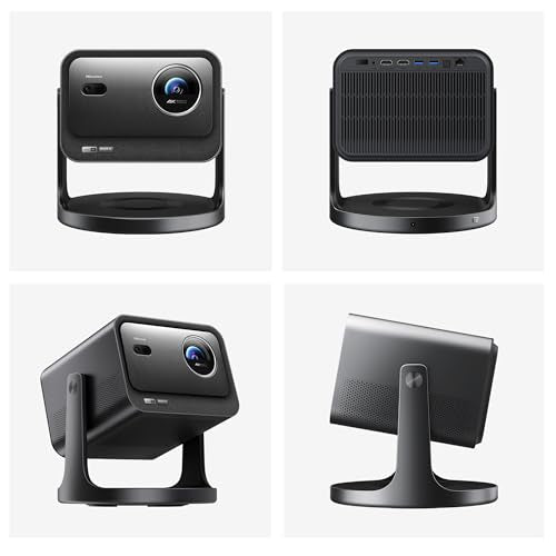 Hisense C3 - Proyector Láser TriChroma UHD 4K hasta 300", Zoom Óptico 1.0-1.3:1, 2500 Lúmenes, Contraste 2000:1, IMAX Enhanced, Dolby Vision, Movimiento 360º Horizontal, y 135º en Vertical