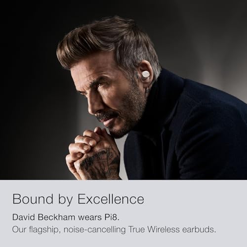 Bowers & Wilkins Pi8 Auriculares inalámbricos True Wireless con Bluetooth, AptX, cancelación de Ruido Activa (ANC) y micrófonos Integrados - Jade Green