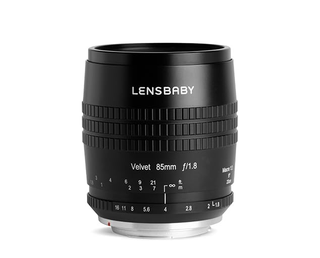 Lensbaby - Velvet 85 - para Fuji X - Suave y Aterciopelado Macro y Retratos - Efecto incandescente