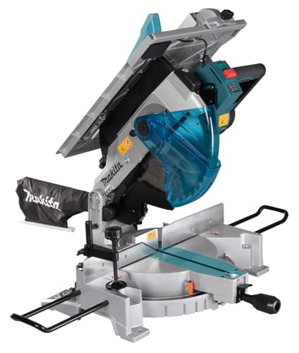 Makita LH1201FL - Sierra ingletadora 1650 W con mesa de 305 mm, sierra circular 3800 Rpm