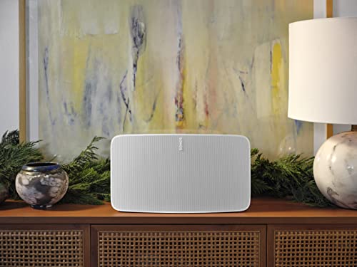 Sonos Five SNS-FIVE1EU1 - el altavoz inteligente y potente compatible con AirPlay de Apple en dispositivos iOS, color blanco