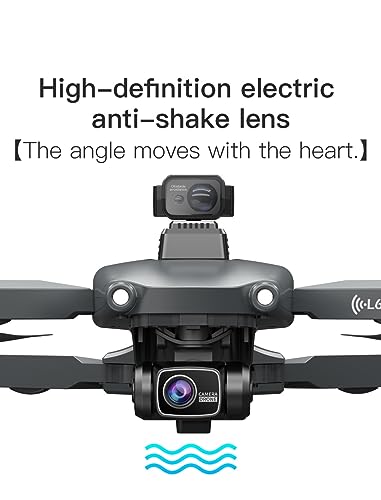LUXWALLET Chopper X Dodge - 21.6KM/h Drone - WiFi GPS 1080P Full HD Drone – Laser Obstacle Avoidance - EIS Stabilisator - 1200 Meter Afstand + 2X Accu