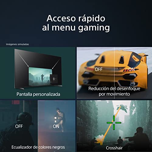 Sony BRAVIA XR-55X90L, 55 Pulgadas, TV Full Array LED, 4K HDR, Smart Google TV, Funciones Eco, Bravia Core, Óptimo para PlayStation5, Marco de Aluminio