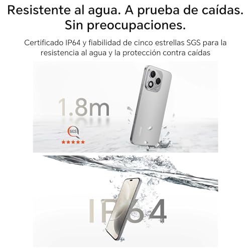 HONOR 400 Lite 5G - Smartphone de 8GB+256GB, Dual SIM NFC, 108MP con Botón con IA, 6.7'', Pantalla AMOLED con protección de la Vista, Batería de 5230mAh, IP65&SGS, MagicOS 9.0, Velvet Black
