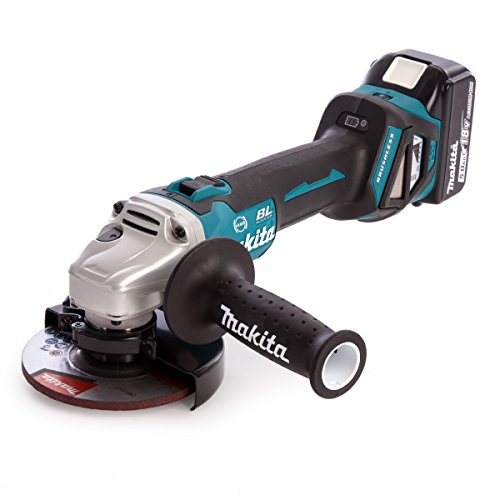 Makita DGA513RTJ Amoladora Angular 18V LXT 125/115 mm BL 2x5.0Ah MAKPAC