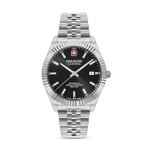 Swiss Military by Chrono Reloj Analógico para Hombres de Suizo automático con Correa en Acero Inoxidable SMWGL0002101
