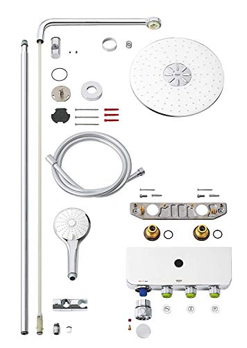 Grohe Euphoria Smartcontrol 310 Duo - Conjunto de ducha con termostato Incorporado, Moon White (26507LS0)