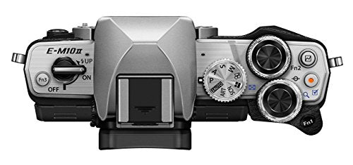 Olympus OM-D E-M10 Mark II cámara de Sistema Micro Cuatro Tercios, 16 megapíxeles, estabilizador de Imagen de Cinco Ejes, Visor electrónico, Plata