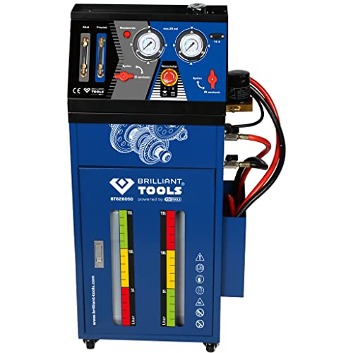 Aparato de lavado de cajas de cambios, para cajas de cambios automáticas, con juego de adaptadores de 35 pzs
