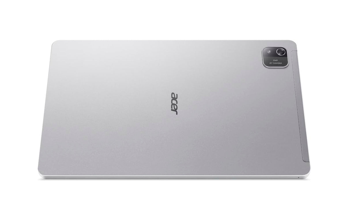 Acer Iconia Tab A10-21-A43P, Tablet Táctil 10,1" HD IPS (Arm Cortex-A55, RAM 4 GB, SSD 128 GB, Bluetooth, USB-C, Wi-FI 6, MicroSD, Android 14), Tableta Gris con Acabado Metal