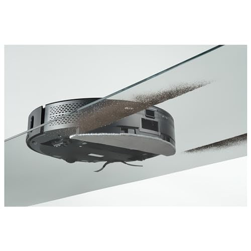 SENCOR Robot Aspirador y fregasuelos SRV 9120BK - Navegación Láser LiDAR, Ultra Potente 3000Pa, Autonomía de 140 min, Control por App, Silencioso, Ideal para Pelos de Animales y Alfombras