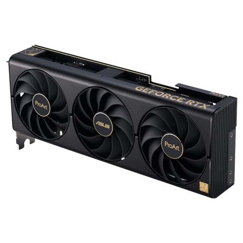 ASUS ProArt GeForce RTX 4070 Ti Super OC Edition - Tarjeta gráfica (PCIe 4.0, 16 GB GDDR6X, DLSS 3, HDMI 2.1a, DisplayPort 1.4a)