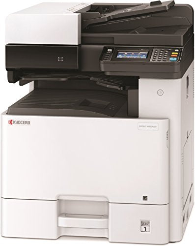 Kyocera Ecosys M8124cidn impresora láser multifuncional, fotocopiadora y escáner (doble cara, 24ppm A4 y 12 en A3, USB, Wifi, color)