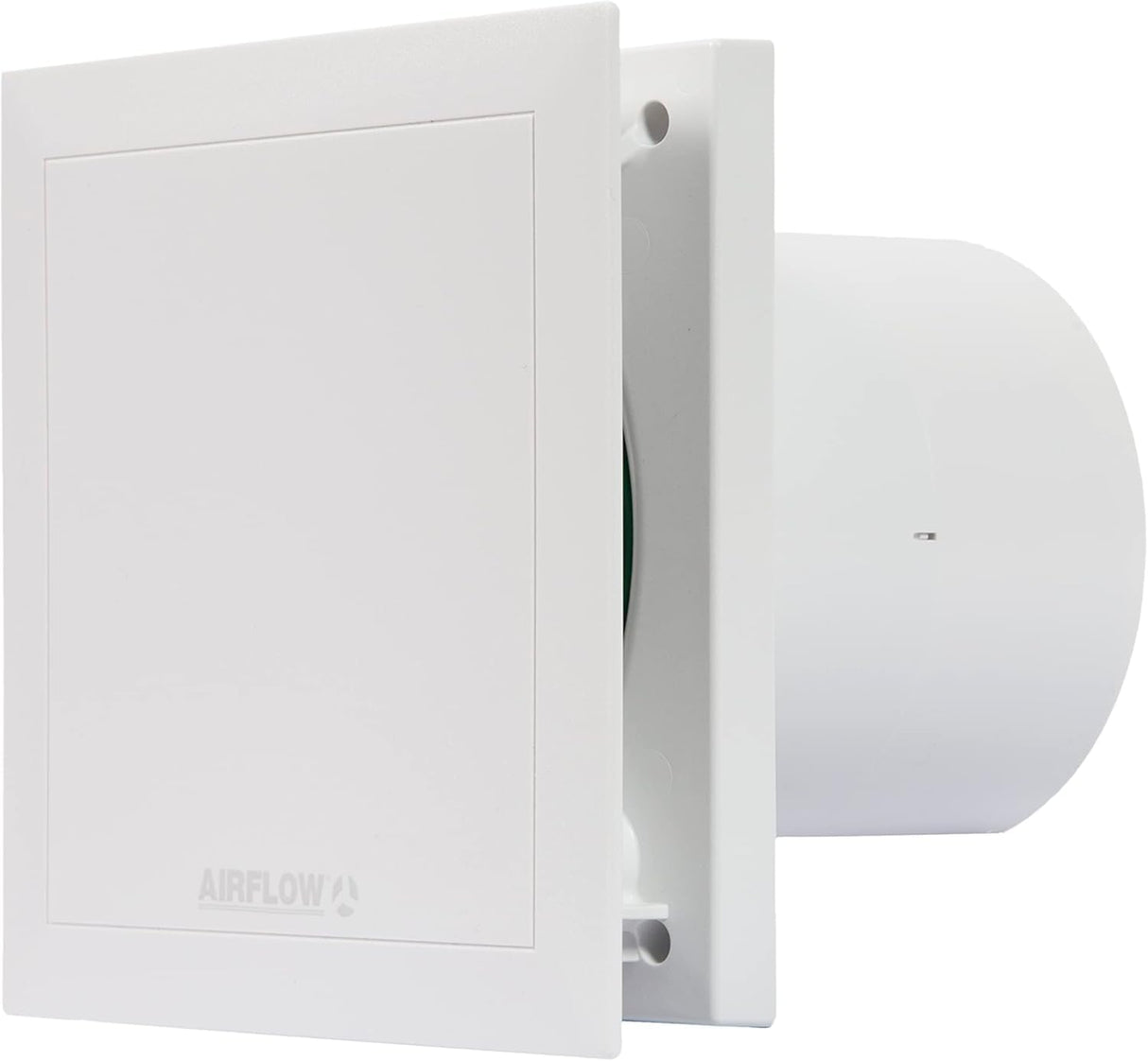 Airflow QT120HT Ventilador: Humedad y Temporizador Ajustables, Alemán, Súper Silencioso (32dB), 2 Velocidades (hasta 47 l/s), Eficiente (10/13W), 3 años garantía