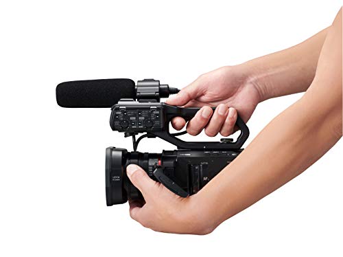 Panasonic HC-X2000E - Videocámara 4K (asa extraíble con LED y micrófono, lente Leica, Live Streaming, gran angular 25 mm, zoom óptico 24x, Wifi), negro