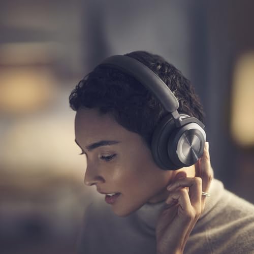 Bang & Olufsen Beoplay HX Auriculares Premium Inalámbricos Bluetooth de Diadema con Cancelación de Ruido, 6 Micrófonos, Hasta 40 horas de Autonomía, Cascos y Estuche Black Anthracite