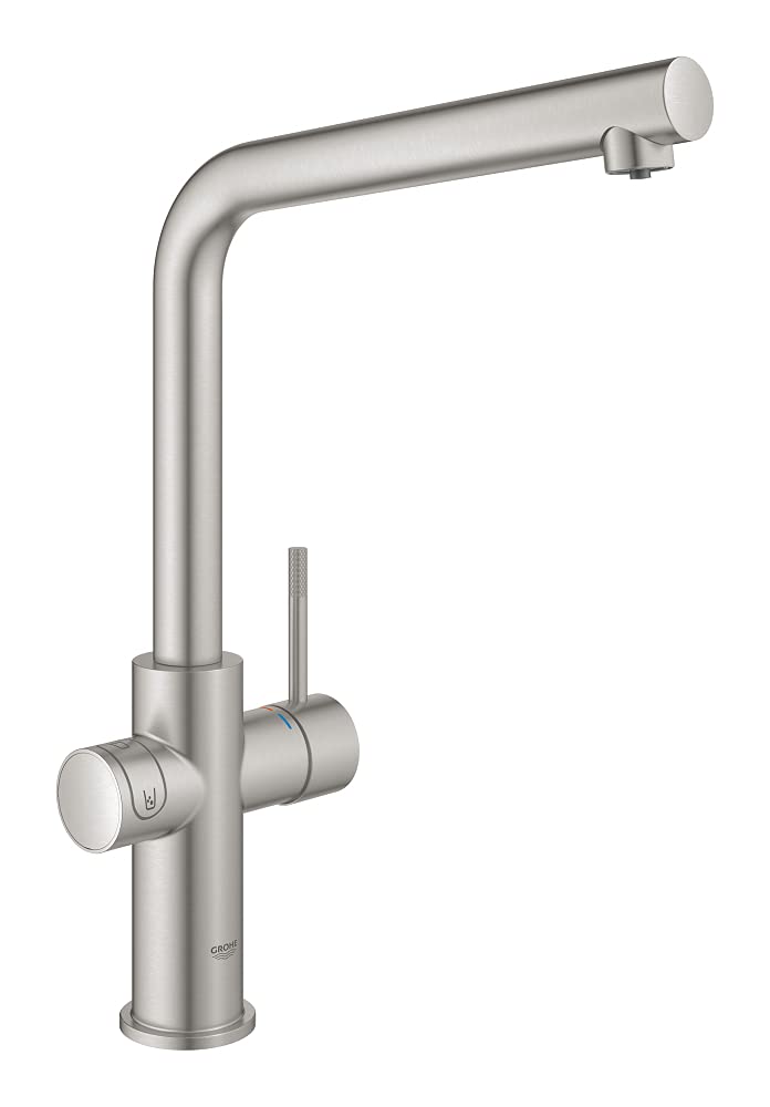 Grohe Blue Home Starter Kit - grifo de cocina con filtro de agua, caño en L (31454DC1)