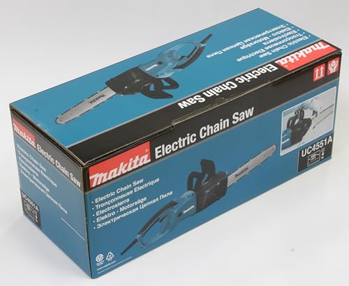 Makita UC4551A - Sierra eléctrica (76,2/8 mm (3/8"), Negro, Azul)