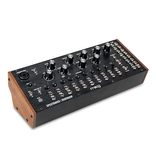 MOOG Spectravox - procesador espectral analógico semimodular con banco de filtros CV/vocoder, oscilador controlado por voltaje y salida de auriculares